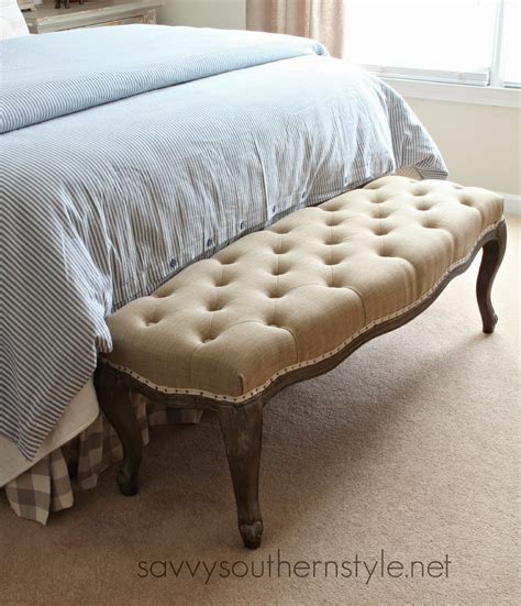 Savvy Southern Style : The Tufted Bench