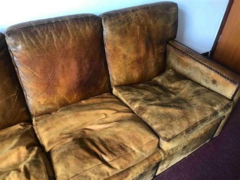 Antique Leather Sofa Restoration | The Leather Surgeons