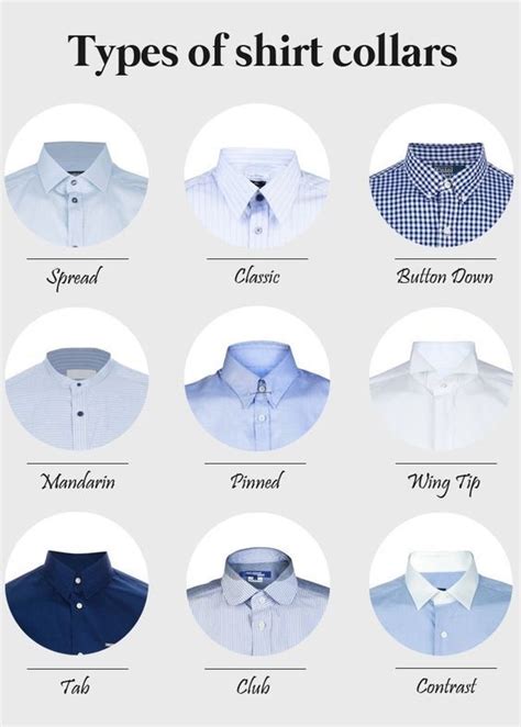 Types of Shirt Collars | Men style tips, Mens fashion, Types of collars