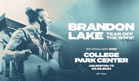 Brandon Lake tickets in Arlington at College Park Center on Sat, 9 Mar ...