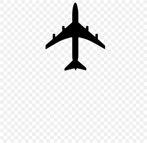 Clipart Airplane Black And White - lamnue