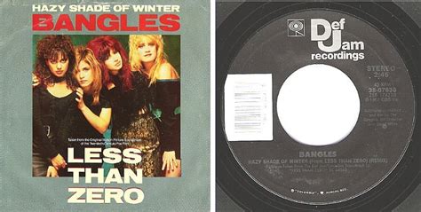 Bangles / Hazy Shade of Winter (1987) / Def Jam (Columbia) 38-07630 (Single, 7" Vinyl)