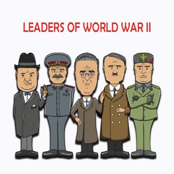 World War 2 Leaders by Julie's History Corner | TPT