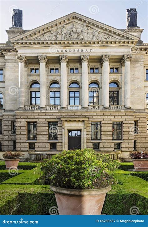 Bundesrat in Berlijn stock afbeelding. Image of duitsland - 46280687