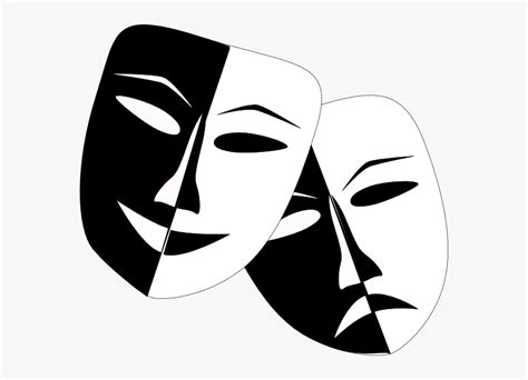 Masquerade Mask Clipart - Drama Club Meeting, HD Png Download - kindpng