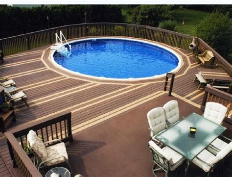 Above ground pool deck plans, design ideas and useful tips