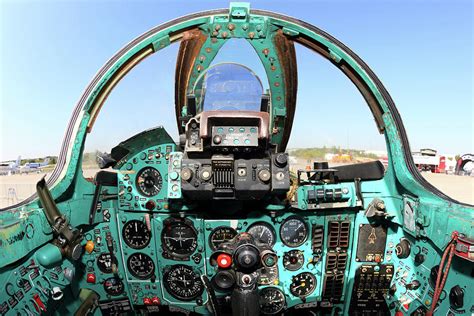 Cockpit Of A Mig-27 Attack Airplane Photograph by Artyom Anikeev - Pixels