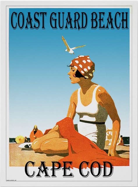 Our exclusive Art Deco beach poster reinvented using classic graphic art for your favorite beach ...