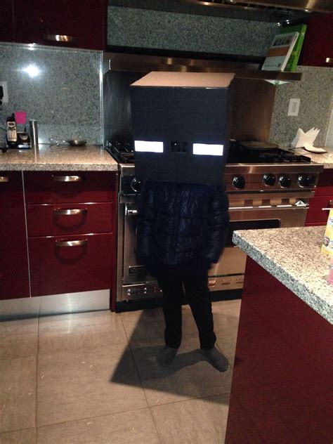 Costume enderman | Homemade halloween, Minecraft costumes, Minecraft party