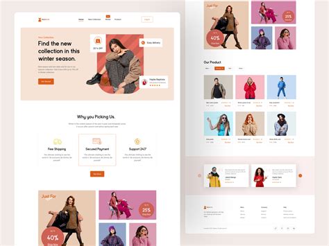 E-commerce Landing Page. by Md. Maksedur rahman on Dribbble