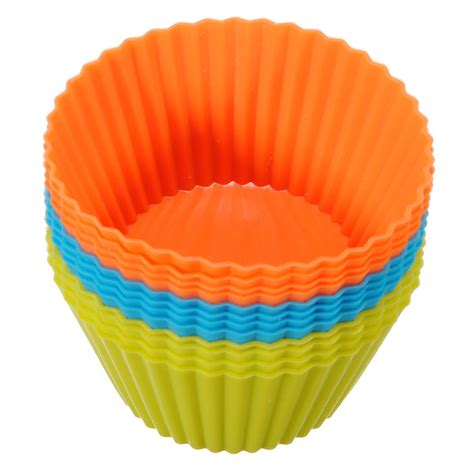 Cupcake Mold. Keliwa 12 Cup Silicone Muffin - Cupcake Baking Pan / Non ...