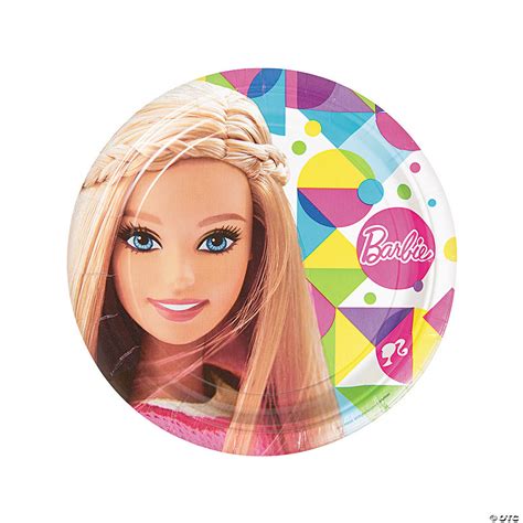 Barbie™ Sparkle Paper Dinner Plates - Discontinued