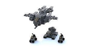 Lego Halo Pelican Dropship de jabalí Scorpion tanque Mini Modelo sólo instrucciones | eBay