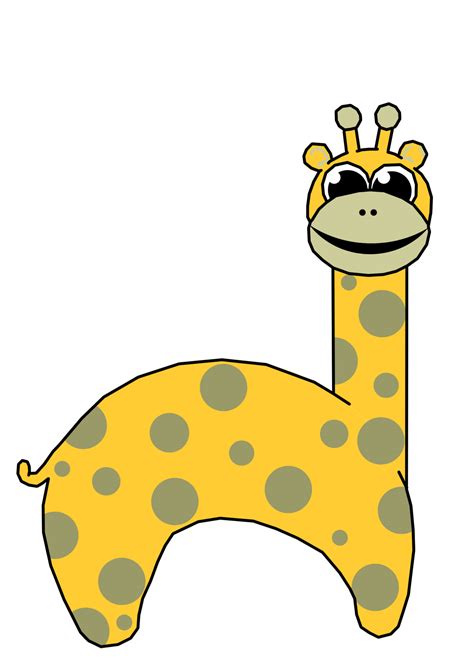 Giraffe Clip Art Free Stock Photo - Public Domain Pictures