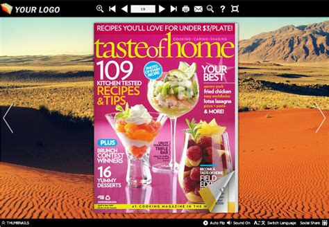 Free Themes Desert in Colorful Template [flippagemaker.com]