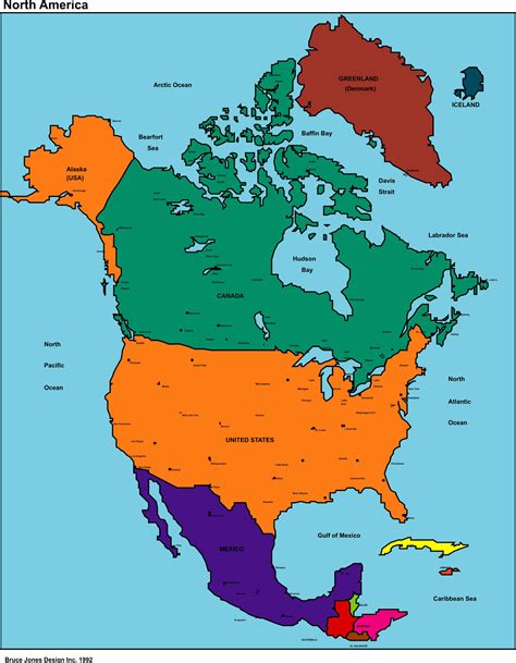 North America Political Map