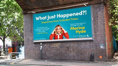 The Bookseller - News - Guardian Faber launches extensive campaign for Marina Hyde's What Just ...