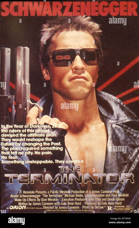 The Terminator Year: 1984 USA Arnold Schwarzenegger affiche, poster ...