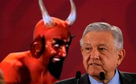 AMLO. Con popular meme del diablito responde al INE sobre "mañaneras"