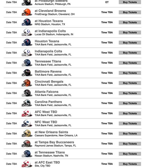 Jaguars Season Schedule 2024 - Trix Alameda