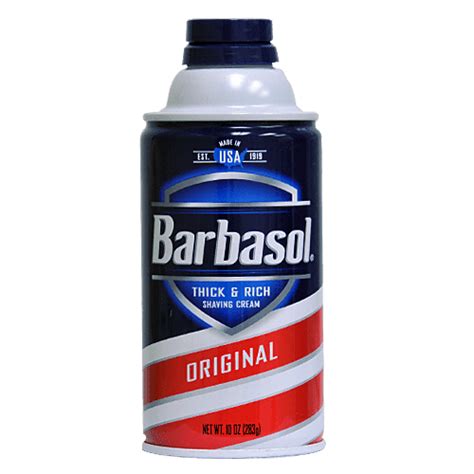 Barbasol Original Thick and Rich Cream Men Shaving Cream, 10 Ounce ...