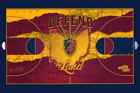 NBA courts design Part02. on Behance