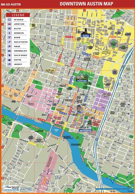 Austin Printable Tourist Map | Free Tourist Maps | Tourist Map - Texas ...