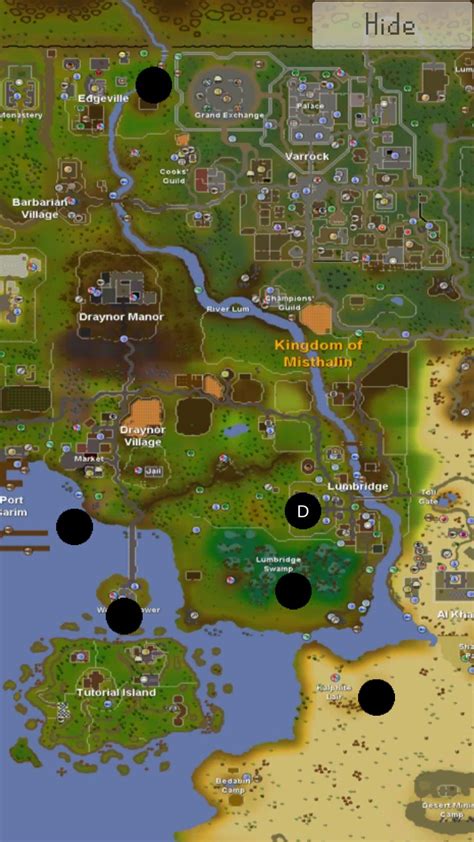 Osrs Fairy Ring Locations Map