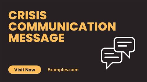 Crisis Communication Message - 14+ Examples, How to Write