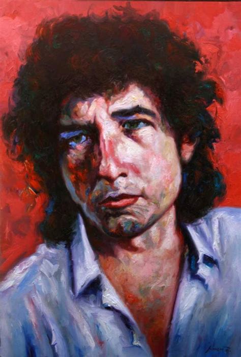 Bob Dylan portrait Painting by Paco Moreno | Saatchi Art