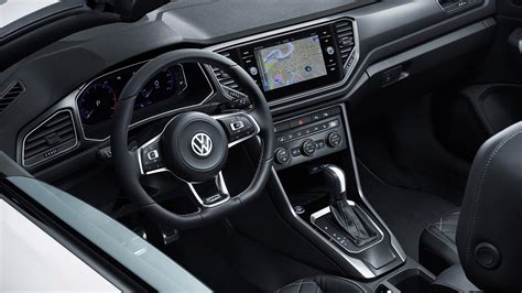 Volkswagen T-Roc Cabriolet R-Line, interior, 2020 cars, 4K HD Wallpaper