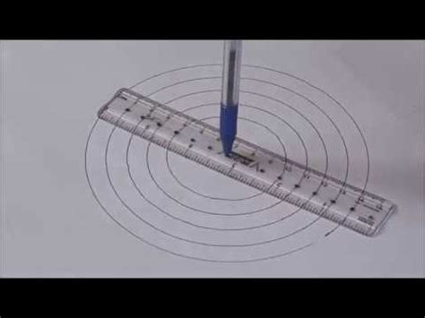 Draw Circle With Ruler - YouTube