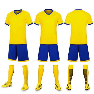 China Cheap Soccer Jerseys Football Kits 100% Polyester Plain Soccer ...