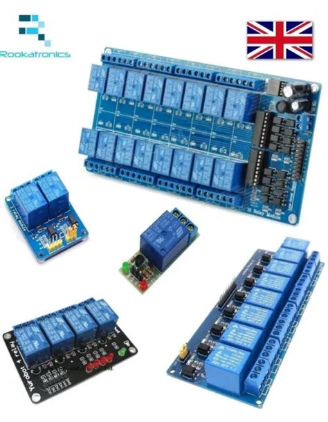 12V RELAY MODULE Board Interface for Arduino 1 2 4 8 16 Channel ...