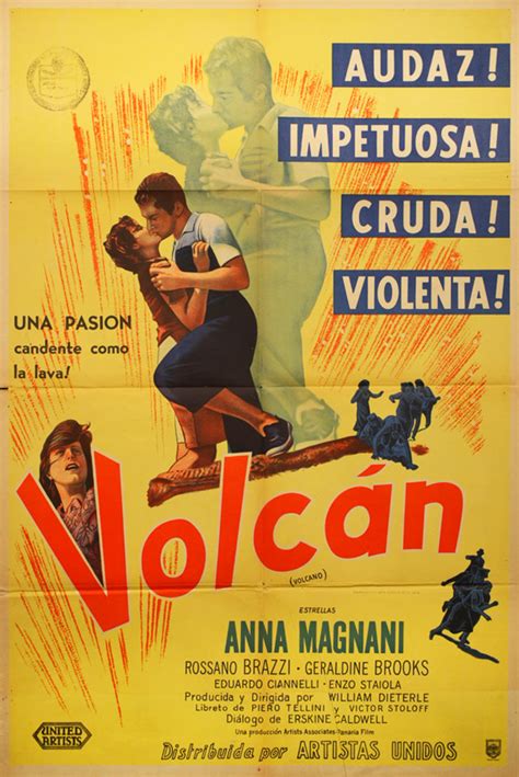 Volcano Original 1953 Argentine Movie Poster - Posteritati Movie Poster ...