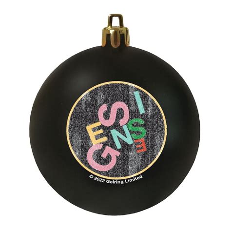 Genesis Multi Logo Black Ornament