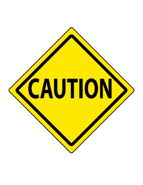 Caution Sign Template - ClipArt Best