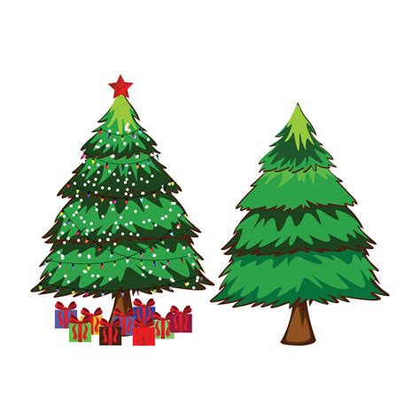 Christmas Tree Clipart 25404663 Vector Art at Vecteezy