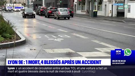 Lyon: un mort et quatre blessés dans un accident entre une voiture et un bus TCL