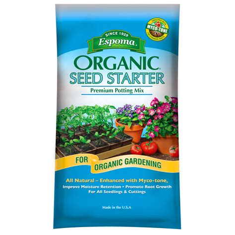 Espoma Organic Seed Starting Potting Mix 16QT | Van Putte Gardens