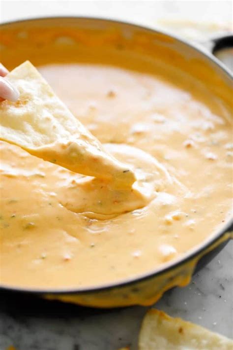 Queso (Mexican Cheese Dip) - Cafe Delites