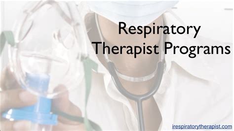 Respiratory therapist programs