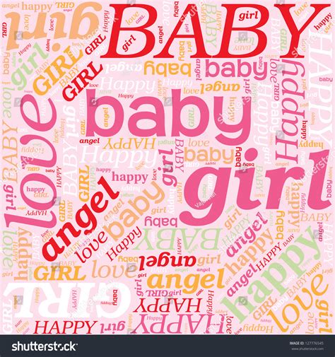 Seamless Background Newborn Baby Girl Pattern Stock Illustration 127776545 - Shutterstock