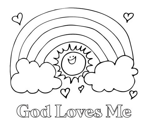 Jesus Loves Me Coloring Pages For Kids