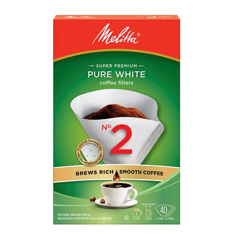 Melitta Coffee Filters - No.2 - White - 40's | London Drugs