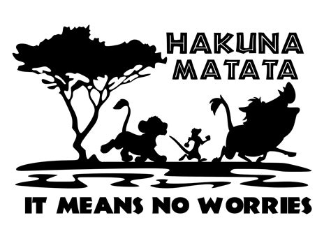 Hakuna Matata Svg Lion King Svg Disney Vacation Svg Animal Kingdom | Images and Photos finder