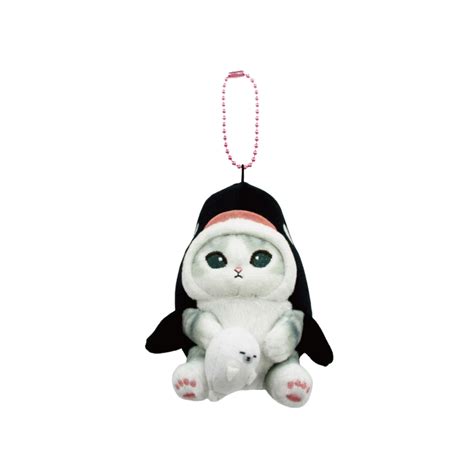 Plush Keychain Orca Nyan Buruburuzu mofusand - Meccha Japan