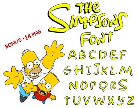 Simpsons Font FREE download - Fontspace.io | Free handwritten script fonts, Lettering alphabet ...