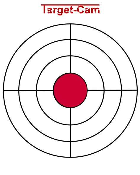 Free Gun Targets to Print | New "Target-Cam" Rifle and Hand Gun Target ...