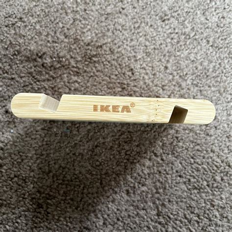 📔 IKEA WOODEN PHONE STAND 📔 - good quality ikea... - Depop